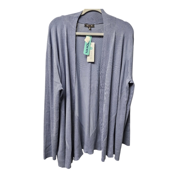 NWT Lety and Me cardigan slate blue size 3x - Picture 1 of 3
